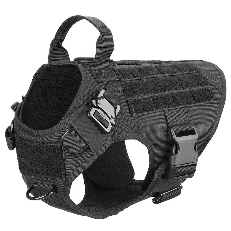 tactical harness dog black CanineAlpha